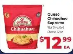 Supermercado El Rancho Queso Chihuahua Supremo offer