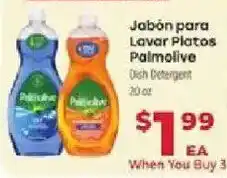Supermercado El Rancho Palmolive dish detergent offer