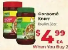 Supermercado El Rancho Consomé Knorr Bouillon offer