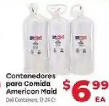 Supermercado El Rancho American Maid Deli Containers offer
