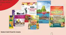 Pet Supplies Plus Select bird food & treats offer