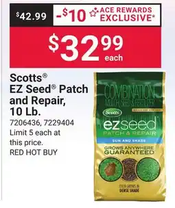 Ace Hardware Scotts EZ Seed Patch and Repair, 10 Lb offer