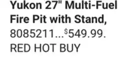 Ace Hardware Yukon 27 Multi-Fuel Fire Pit with Stand offer