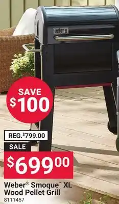 Ace Hardware Weber Smoque XL Wood Pellet Grill offer
