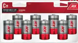 Ace Hardware Ace Batteries, C or D 8/Pk. or 9V 4/Pk offer