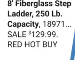 Ace Hardware Werner 8' Fiberglass Step Ladder, 250 Lb. Capacity offer