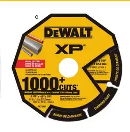 Ace Hardware DEWALT Hand Tool and Power Tool Accessories 4.5 Diamond Metal Cutting Wheel offer