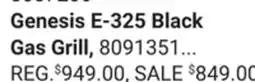 Ace Hardware Genesis E-325 Black Gas Grill offer