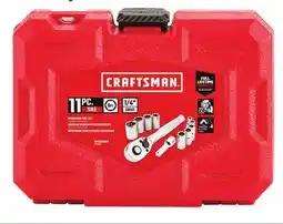 Ace Hardware CRAFTSMAN 11 PC. 1/4 DRIVE SAE SOCKET & RATCHET SET offer