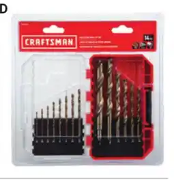 Ace Hardware CRAFTSMAN 14 Pc. Gold Oxide Drill Bit Set offer