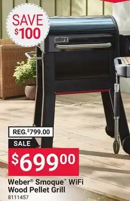 Ace Hardware Weber Smoque WiFi Wood Pellet Grill offer