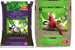 Ace Hardware Ace Black Oil Sunflower Seed, 10 Lb. or Ace Wild Bird Food, 20 Lb offer