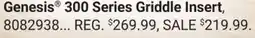 Ace Hardware Weber Genesis 300 Series Griddle Insert offer