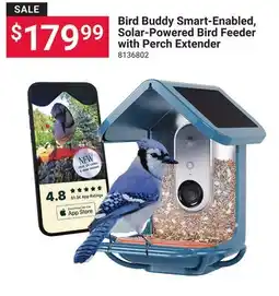 Ace Hardware Bird Buddy Smart-Enabled, Solar-Powered Bird Feeder with Perch Extender offer