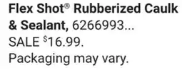 Ace Hardware Flex Shot Rubberized Caulk & Sealant offer