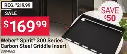 Ace Hardware Weber Spirit 300 Series Carbon Steel Griddle Insert offer
