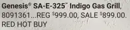 Ace Hardware Genesis SA-E-325 Indigo Gas Grill offer