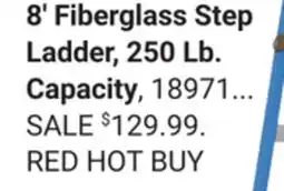 Ace Hardware 8' Fiberglass Step Ladder, 250 Lb. Capacity offer