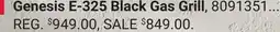 Ace Hardware Weber Genesis E-325 Black Gas Grill offer