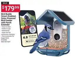Ace Hardware Bird Buddy SmartβEnabled, Solar-Powered Bird Feeder with Perch Extender offer