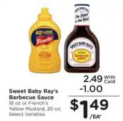 Kroger Sweet Baby Ray's Barbecue Sauce offer