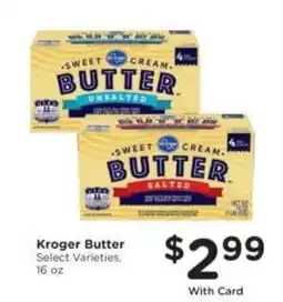 Kroger Kroger butter offer