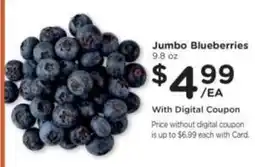 Kroger Jumbo Blueberries offer
