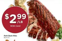Kroger Pork Back Ribs Bone-In offer