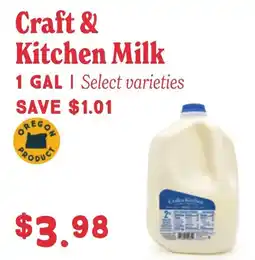 Market of Choice Craft & Kitchen Milk offer