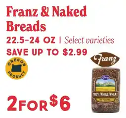 Market of Choice Franz & Naked Breads offer