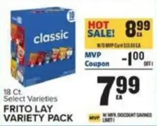 Frito Lay Variety Pack