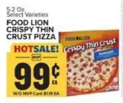 Food Lion Food Lion crispy thin crust pizza offer