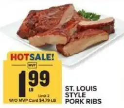 Food Lion St. Louis Style Pork Ribs offer