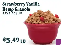Market of Choice Strawberry Vanilla Hemp Granola offer