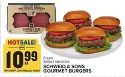 Food Lion Schweid & Sons Gourmet Burgers offer