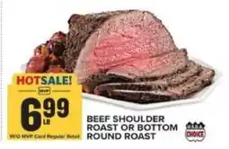Food Lion Mvp beef shoulder roast or bottom round roast offer
