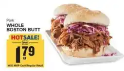 Food Lion MVP pork whole boston butt offer
