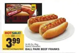Food Lion Ball Park Beef Franks offer