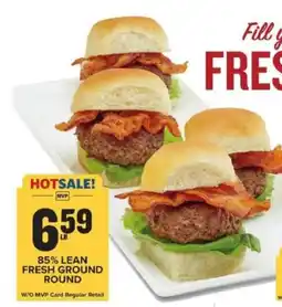 Food Lion Mvp 85% Lean Fresh Ground Round offer