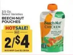 Food Lion Beech-Nut Pouches offer