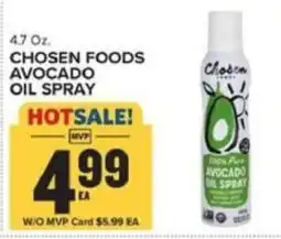 Food Lion Chosen Foods Avocado Oil Spray offer