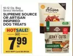 Food Lion Supreme Source or Artisan Inspired Dog Treats offer