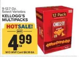 Food Lion Kellogg's multipacks offer