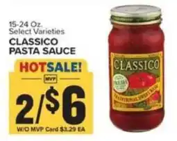 Food Lion Classico pasta sauce offer