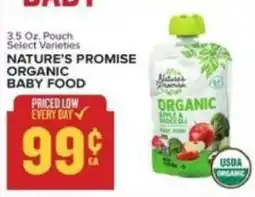 Food Lion Nature's Promise organic baby food offer