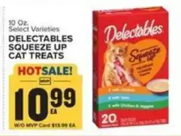 Food Lion Delectables squeeze up cat treats offer