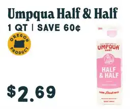 Market of Choice Umpqua Half & Half offer