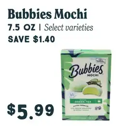 Market of Choice Bubbies Mochi offer