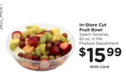 Kroger In-Store Cut Fruit Bowl offer