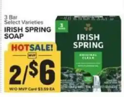 Food Lion Irish spring soap offer